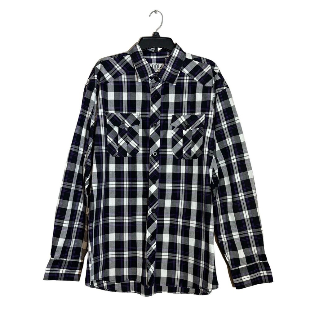 Noiz Men's Button Up Shirt 3XL